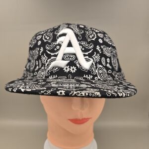 Sport U.S.A Oakland Athletics Paisley Fitted Hat Size  7 1/2